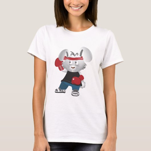 Boxing Bunny T-shirt (Voorkant)