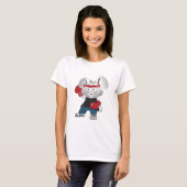 Boxing Bunny T-shirt (Voorkant volledig)