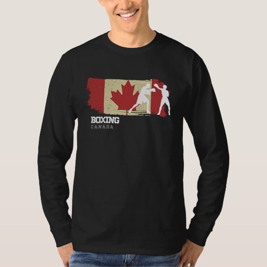 Boxing Canada Combat Sports Fighter Boxing T-shirt (Voorkant)