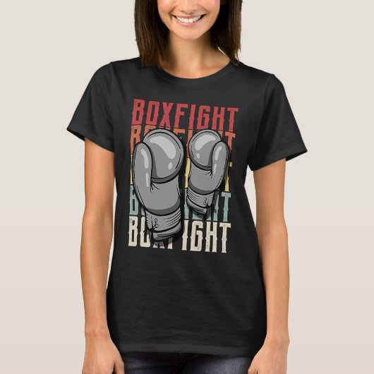Boxing Canvas Sparring Match Coach T-shirt (Voorkant)