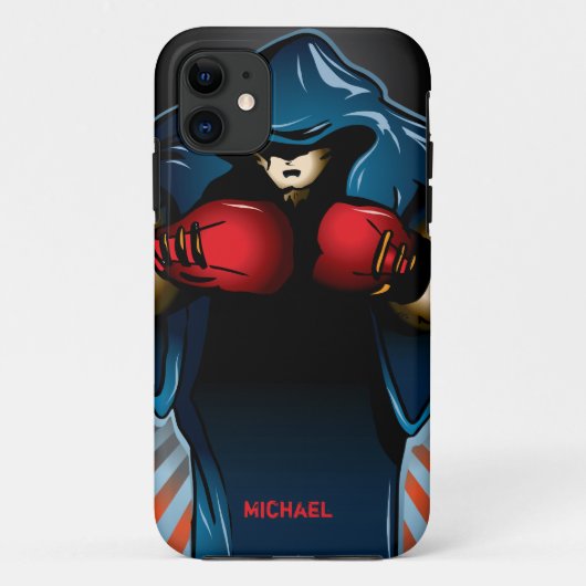 Boxing Case-Mate iPhone Case (Achterkant)