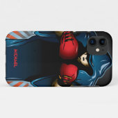 Boxing Case-Mate iPhone Case (Achterkant (horizontaal))