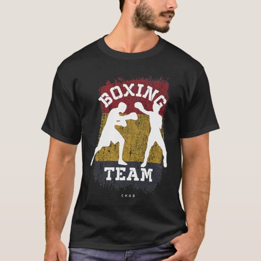 Boxing Chad Combat Sports Fighter Boxing T-shirt (Voorkant)