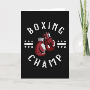 Boxing Champ Box Sport Martial Arts Fighter Kaart