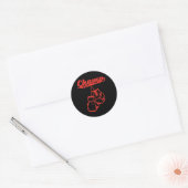 Boxing Champ Boxing Ronde Sticker (Envelop)