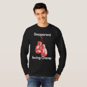 Boxing Champ Stepparent Boxing Gloves Niece Day T-shirt (Voorkant volledig)