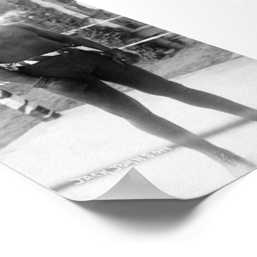 Boxing Champion Jack Johnson Poster (Hoek)