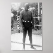 Boxing Champion Jack Johnson Poster (Voorkant)