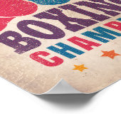 Boxing champions vintage poster (Hoek)