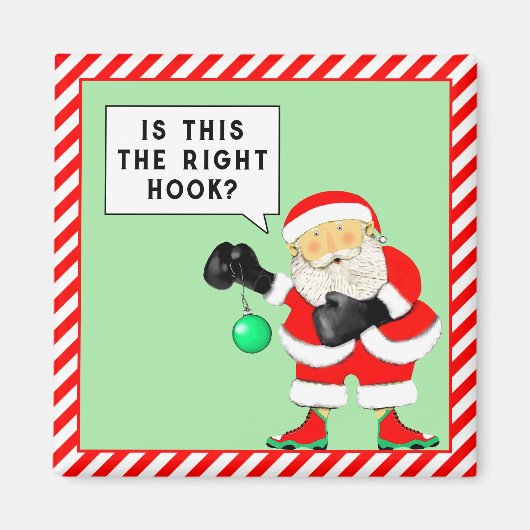 Boxing Christmas Stocking Stuffer Vakantie Gift Magneet (Voorkant)