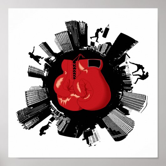 Boxing City Poster (Voorkant)