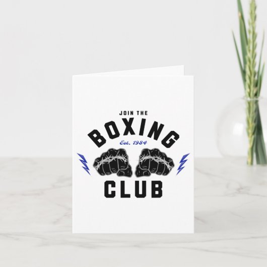 Boxing Club1 Kaart (Voorkant)