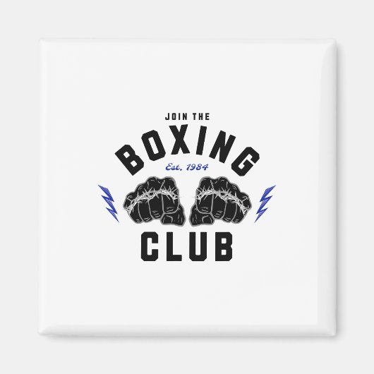 Boxing Club1 Magneet (Voorkant)