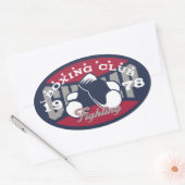 Boxing Club Ovale Sticker (Envelop)