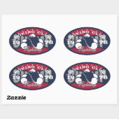 Boxing Club Ovale Sticker (Vel)