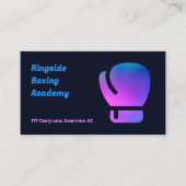 Boxing Coach Club Visitekaartje (Voorkant)