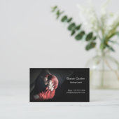 Boxing Coach-handschoenen Boxer Ring-sportkaart Visitekaartje (Staand voorkant)