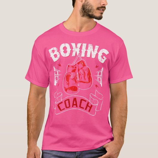 Boxing Coach Kickboxing Kickboxer Gym Boxer T-shirt (Voorkant)
