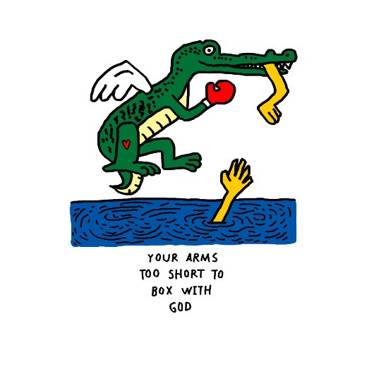 Boxing Crocodile Unisex T-Shirt