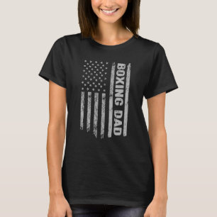 Boxing Dad America Us Flag Patriot T-shirt