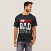 Boxing Dad Drive Pay Clap Boxing Father T-shirt (Voorkant volledig)
