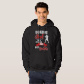 Boxing Dad Like A Regular Dad But Cooler Fathers D Hoodie (Voorkant volledig)