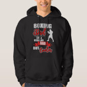 Boxing Dad Like A Regular Dad But Cooler Fathers D Hoodie (Voorkant)