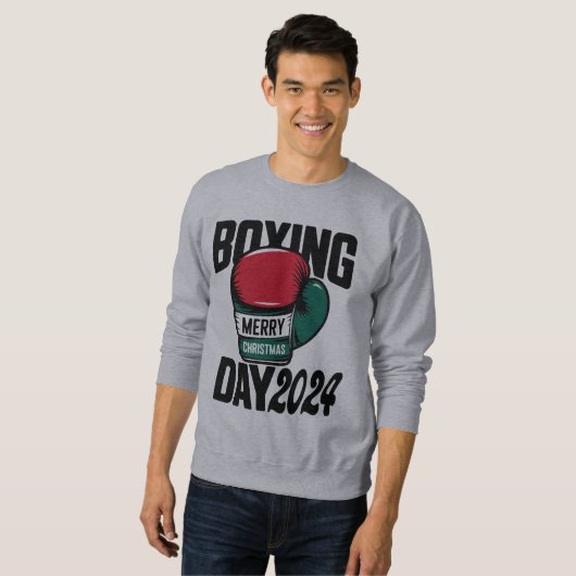 Boxing Day 2024 Kerstmis Hoodie & Sweatshirt (Voorkant volledig)