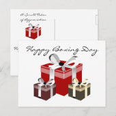 Boxing Day Employee Gift Feestdagenkaart (Voorkant / Achterkant)