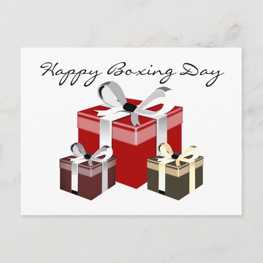 Boxing Day Employee Gift Feestdagenkaart (Voorkant)