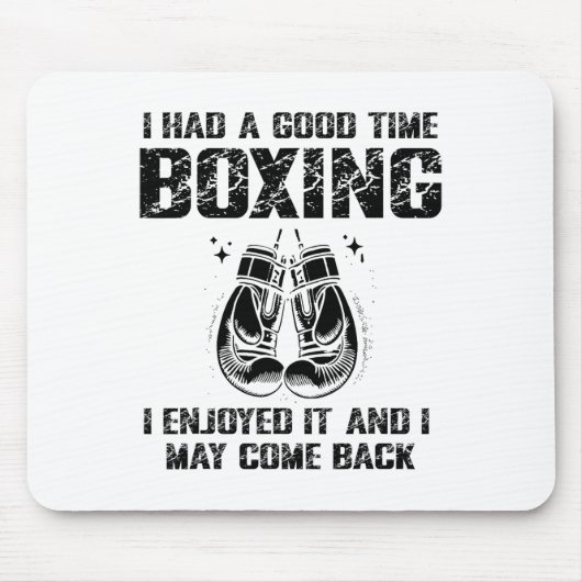 Boxing Day Love Boxing Training Coach Fighter 10 Muismat (Voorkant)