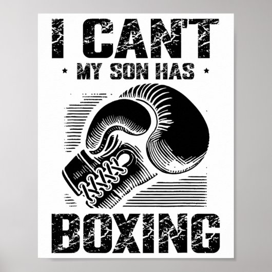 Boxing Day Love Boxing Training Coach Fighter 4 Poster (Voorkant)