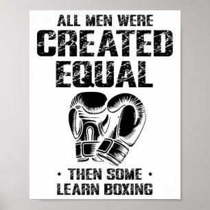 Boxing Day Love Boxing Training Coach Fighter Poster