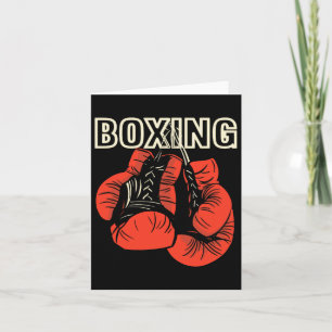 Boxing Design Boxing Ghandschoenen Martial Artiest Kaart