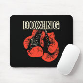 Boxing Design Boxing Ghandschoenen Martial Artiest Muismat (Met muis)