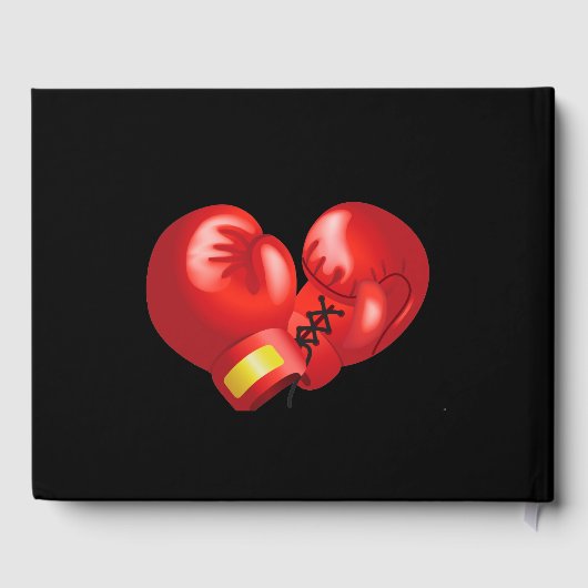 Boxing Design Guest Book Gastenboek (Achterkant)