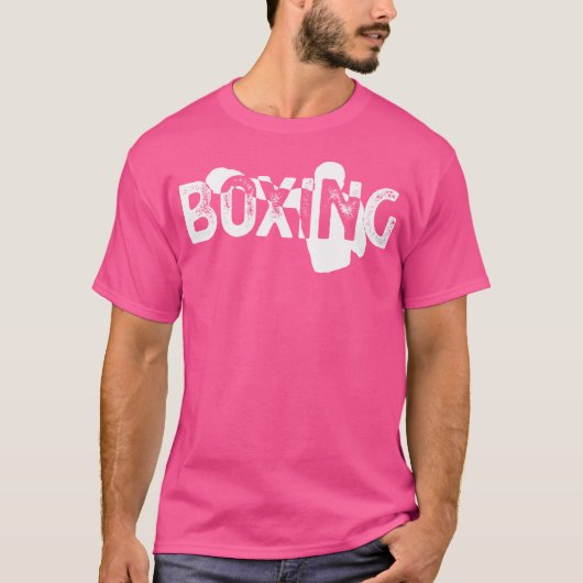 Boxing Distressed Gym Training Boxer T-shirt (Voorkant)