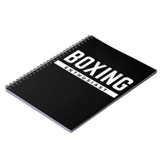 Boxing Enthusiast Notitieboek (Linkerzijde)