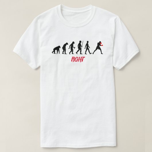 BOXING EVOLUTIE T-SHIRT (Design voorkant)