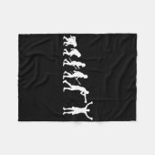 Boxing Evolution - Boxer Kickboxing F Fleece Deken (Voorkant (Horizontaal))
