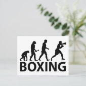 Boxing Evolution Briefkaart (Staand voorkant)