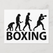 Boxing Evolution Briefkaart (Voorkant)