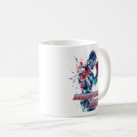 Boxing Fans Graphic and Text Koffiemok (Voorkant rechts)