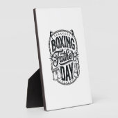 Boxing Father Day Vintage Engraving Shirt Design_1 Fotoplaat (Zijkant)