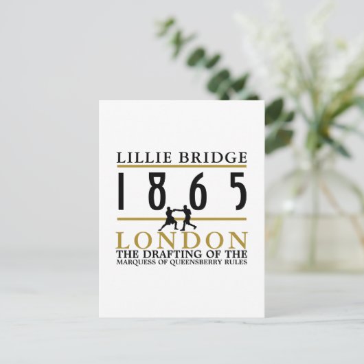 Boxing Fight, Queensberry Rules Briefkaart (Staand voorkant)