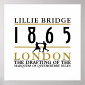 Boxing Fight, Queensberry Rules Poster (Voorkant)