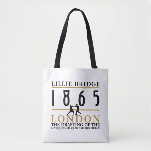 Boxing Fight, Queensberry Rules Tote Bag (Voorkant)
