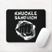 Boxing Fist Punch Knuckle Sandwich Boxer Fighter Muismat (Met muis)