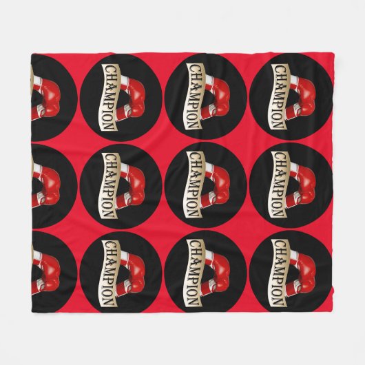BOXING FLEECE DEKEN (Voorkant (Horizontaal))