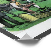 Boxing, Geweldige strijd voor het kampioenschap Poster (Hoek)